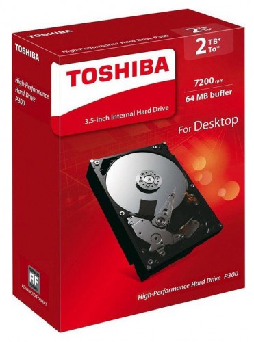 Жесткий диск Toshiba HDD 2Tb 3.5&quot; SATA 7200rpm 64mb HDWD120EZSTA 