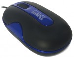 Мышь оптическая CBR CM-200 проводная USB синий CM 200 Blue