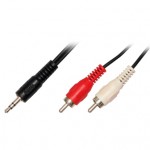 Кабель аудио-видео Alencom JACK 3.5M - RCA 2xM 5m AC- 5117 BOPP DAG
