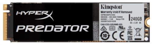 SSD диск Kingston SSD 240Gb PCI-E x4 SHPM2280P2H/240G 
