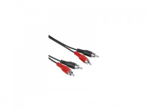 Кабель аудио-видео Hama RCA 2xM - 2xM 2.5m черный H-30457 