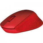 Мышь оптическая Logitech M330 беспроводная USB красный 910-004911