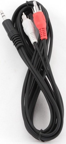 Кабель аудио-видео Gembird JACK 3.5M - RCA 2xM 2.5m черный CCA-458-2.5М 