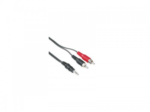 Кабель аудио-видео Hama JACK 3.5M - RCA 2xM 2m черный H-48913 