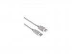 Удлинитель интерфейсный Hama USB2 AM - AF 1.5m серый H-53725