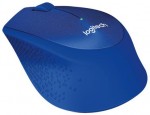 Мышь оптическая Logitech M330 SILENT PLUS беспроводная USB синий 910-004910
