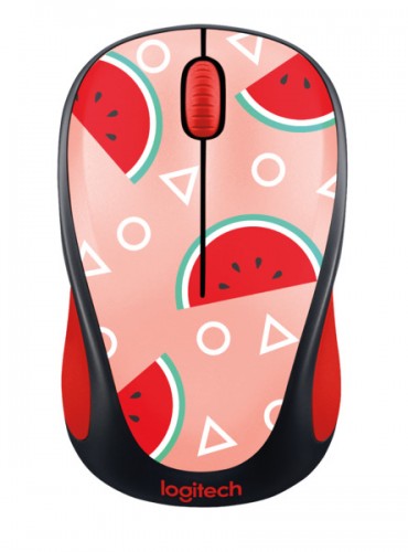 Мышь оптическая Logitech M238 Watermelon беспроводная USB рисунок 910-004710 