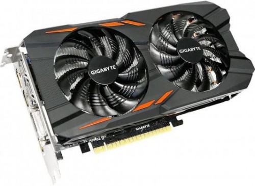 Видеокарта Giga-byte nVidia GeForce GTX 1050TI 4Gb 1328 МГц PCI-E 3.0 RET GV-N105TWF2OC-4GD 