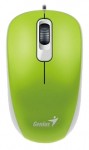 Мышь оптическая Genius DX-110 проводная USB зеленый 31010116105