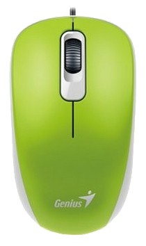 Мышь оптическая Genius DX-110 проводная USB зеленый 31010116105 