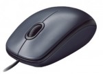 Мышь оптическая Logitech M90 проводная USB серый 910-001794