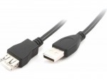 Удлинитель интерфейсный Sven USB2 AM - AF 1.8m черный 00456