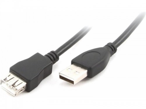 Удлинитель интерфейсный Sven USB2 AM - AF 1.8m черный 00456 