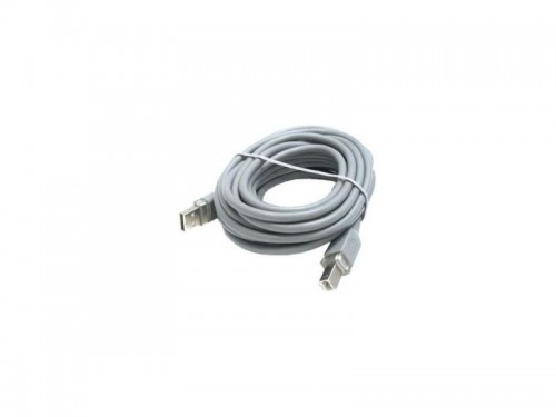 Кабель интерфейсный Hama USB2 AM - BM 5m серый H-29195 