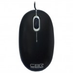 Мышь оптическая CBR CM 180 проводная USB черный