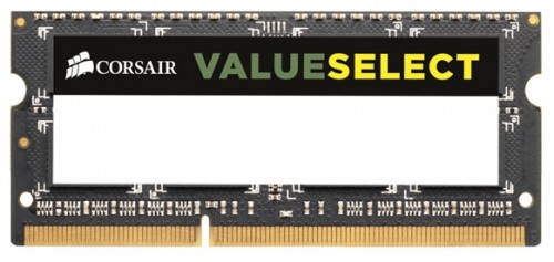Память для ноутбука&lt;&gt;Corsair&lt;&gt;DDR3 SODIMM 8Gb PC12800 1600 МГц 1 модуль памяти DDR3объем модуля 8 Гбформ-фактор SODIMM, 204-контактныйчастота 1600 МГцCAS Latency (CL): 10