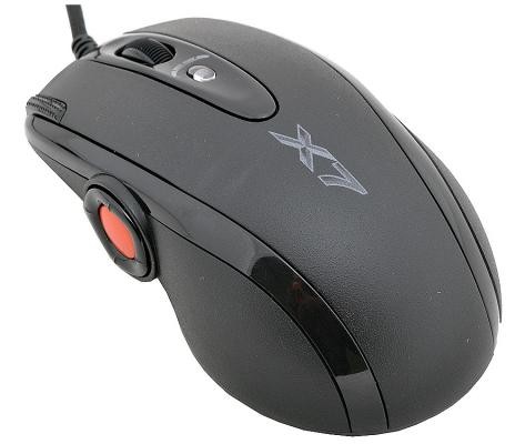 Мышь лазерная A4 Tech X-755BK проводная USB черный X-755K 
