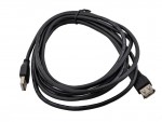 Кабель интерфейсный Gembird USB2 AM - AF 3m черный Pro CCP-USB2-AMAF-10