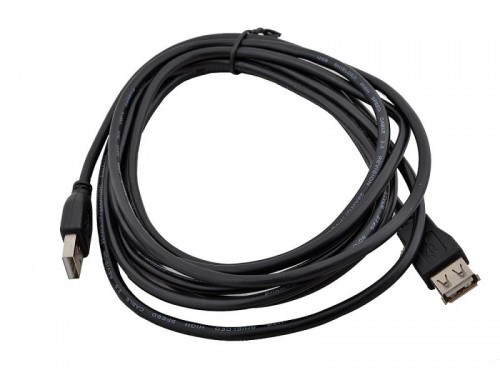 Кабель интерфейсный Gembird USB2 AM - AF 3m черный Pro CCP-USB2-AMAF-10 