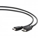 Кабель аудио-видео Gembird DP M - HDMI 19M 3m черный экран CC-DP-HDMI-3M