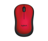 Мышь оптическая Logitech M220 беспроводная USB красный 910-004880 - 