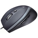 Мышь лазерная Logitech CORDED MOUSE M500 проводная USB черный 910-003725