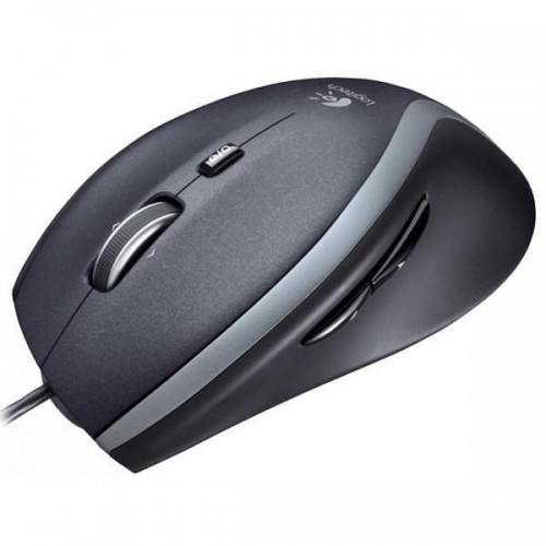 Мышь лазерная Logitech CORDED MOUSE M500 проводная USB черный 910-003725 