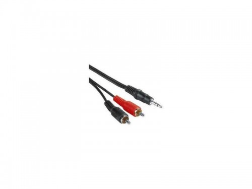 Кабель аудио-видео Hama JACK 3.5M - RCA 2xM 2m черный Bulk H-30455 