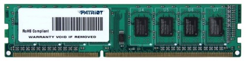 Память для компьютера Patriot DDR3L DIMM 4Gb PC12800 1600 МГц PSD34G1600L81 1 модуль памяти DDR3объем модуля 4 Гбформ-фактор DIMM, 240-контактныйчастота 1600 МГцCAS Latency (CL): 11