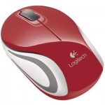 Мышь оптическая Logitech M187 mini беспроводная USB красный 910-002737