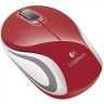 Мышь оптическая Logitech M187 mini беспроводная USB красный 910-002737 - 