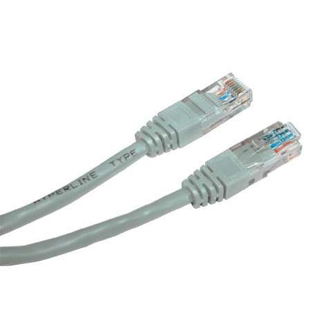 Патчкорд UTP RJ-45  2 м Патч-корд компьютерный 2.0м, RJ45-RJ45, категория 5е, серый