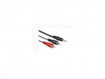 Кабель аудио-видео Hama JACK 3.5M - RCA 2xM 2m черный H-43333
