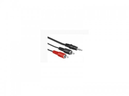 Кабель аудио-видео Hama JACK 3.5M - RCA 2xM 2m черный H-43333 