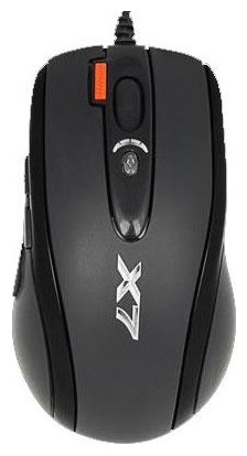 Мышь лазерная A4 Tech XL-750BK проводная USB черный XL-750BK USB 