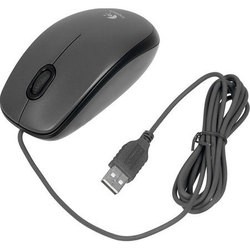 Мышь оптическая Logitech M100 проводная USB белый 910-005003 