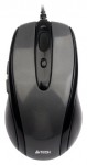 Мышь оптическая A4 Tech N-708X проводная USB серый;черный