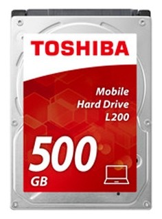 Жесткий диск Toshiba HDD 500Gb 2.5&quot; SATA3 5400rpm 8mb HDWJ105UZSVA жесткий диск для ноутбукалинейка L200объем 1000 Гбформ-фактор 2.5"интерфейс SATA 3Gb/s