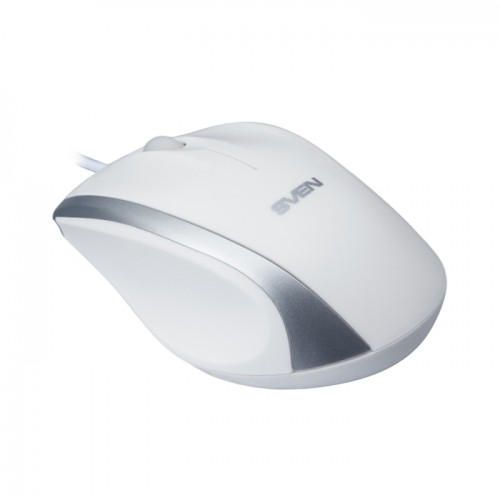 Мышь оптическая Sven RX-180 проводная USB белый SV-03200180UW 