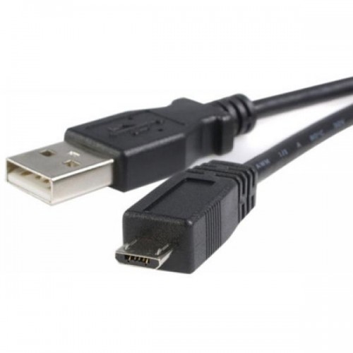 Кабель интерфейсный 5bites USB2 AM - microM 0.5m черный UC5002-005 