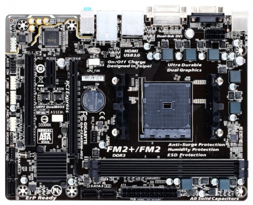 Мат.плата Giga-byte GA-F2A68HM-HD2 sFM2 AMD A68H microATX RET 