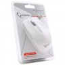 Мышь оптическая Gembird MUSW-207W беспроводная USB белый - 