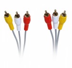 Кабель аудио-видео SmartBuy RCA 3xM - 3xM 3m KA-233