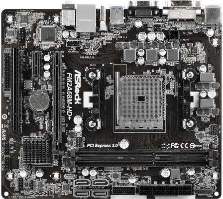 Мат.плата Asrock FM2A68M-HD+ sFM2 AMD A68H microATX RET 