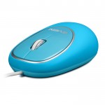 Мышь оптическая Sven RX-555 Antistress Silent проводная USB синий SV-03200555UBS