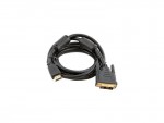 Кабель аудио-видео Vcom HDMI 19M - DVI-D M 5m черный 2 фильтра CG481F-5M