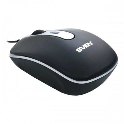 Мышь оптическая Sven RX-500 Silent проводная USB черный SV-03200500UBS 