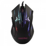 Мышь оптическая SmartBuy игровая RUSH 707 600-1600 dpi проводная USB черный SBM-707G-K