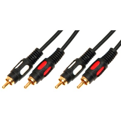 Кабель аудио-видео Alencom RCA 2xM - 2xM 1.5m [AC-5193 G] 
