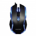 Мышь оптическая SmartBuy игровая RUSH 701 600-1600 dpi проводная USB черный SBM-701G-K
